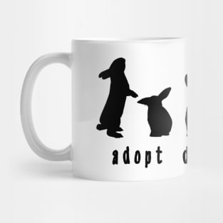 Adopt Don't Shop - Alternate Bunny Edition (Unisex) Mug